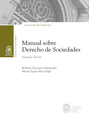cover image of Manual sobre derecho de sociedades